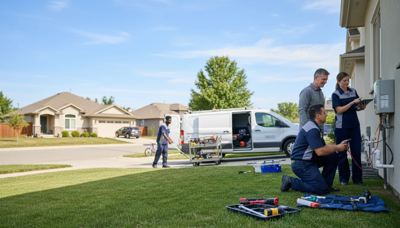 Tankless water heater service in Petrolia, TX